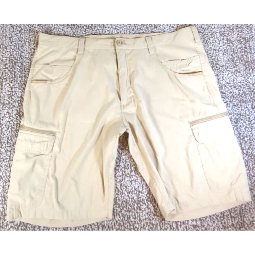 Propper Golf Shorts Mens 42 Khaki Tactical Cargo Bermuda Lightweight Flat‎ Front